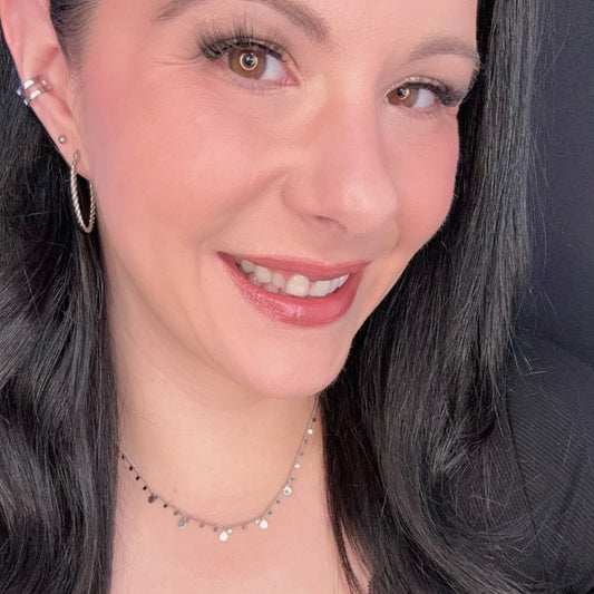 Zarte Plättchen-Kette "Schikita"