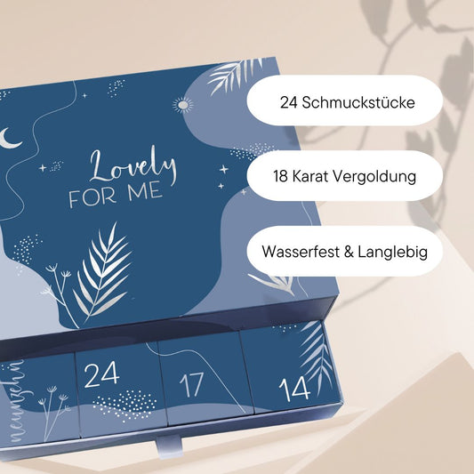 Echtschmuck | Modeschmuck Adventskalender für Frauen 2024