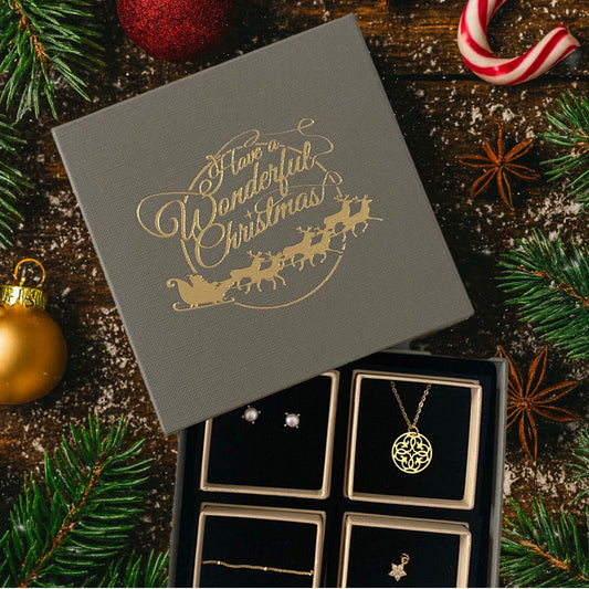 Xmas-Special: Schmuckbox mit 4 Schmuckstücken - Echtschmuck