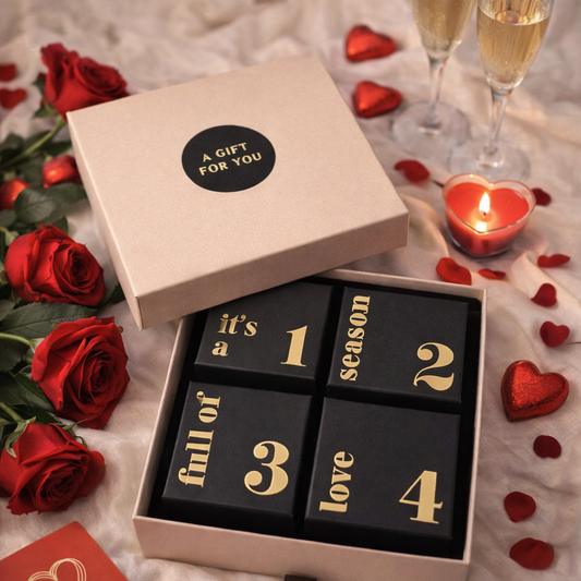 LOVE-Special: Schmuckbox mit 4 Schmuckstücken - Echtschmuck