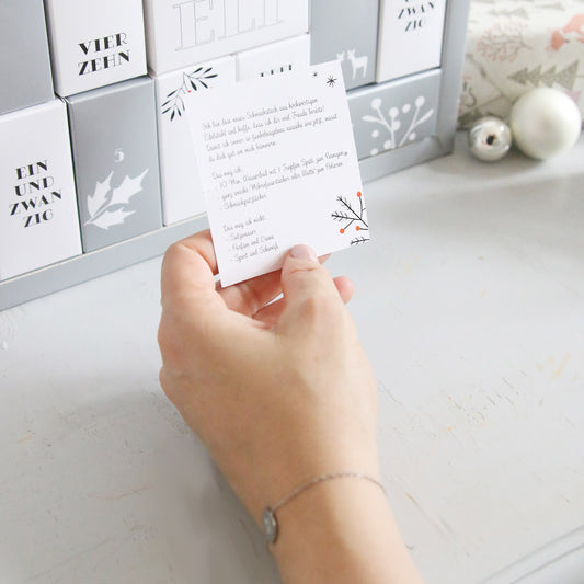 Adventskalender mit Schmuck "Best of melovely 2024"  für Frauen Mixed Silber und Gold- Limited Edition