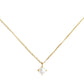 Short necklace with freshwater pearl - 925 sterling silver