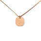 Plate chain with engraving plate "JOY"